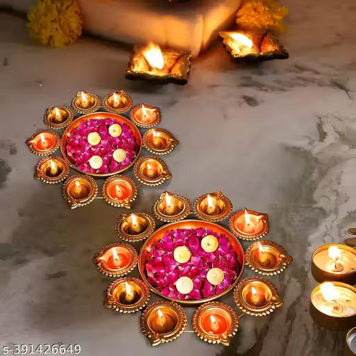 Diya Urli Flower Shape Diya Decorative