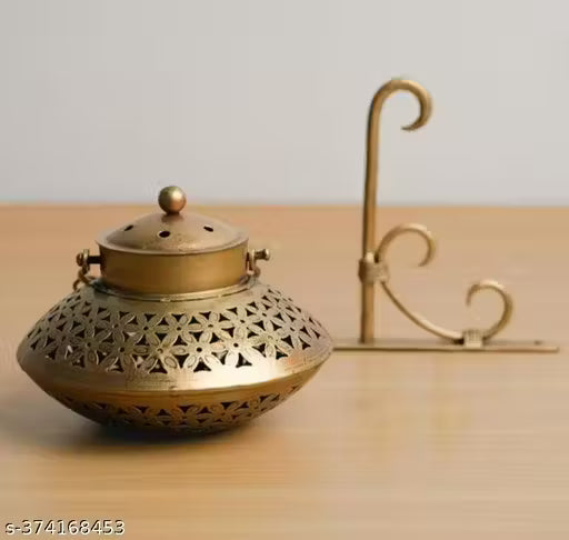 Handicraft Dhoop Degchi With Bracket+Chain