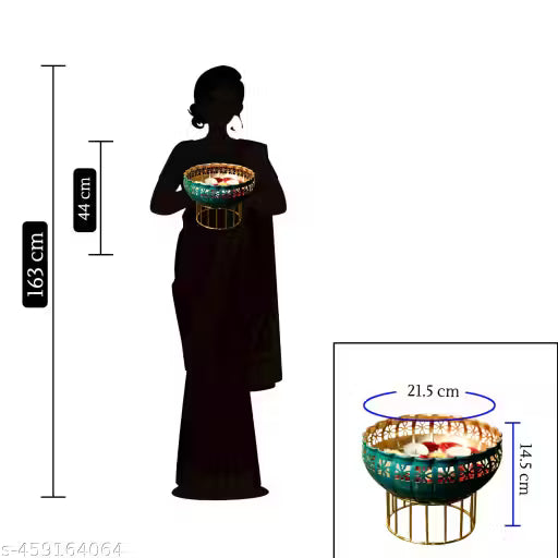 New Innovative Green Urli Bowl with Stand