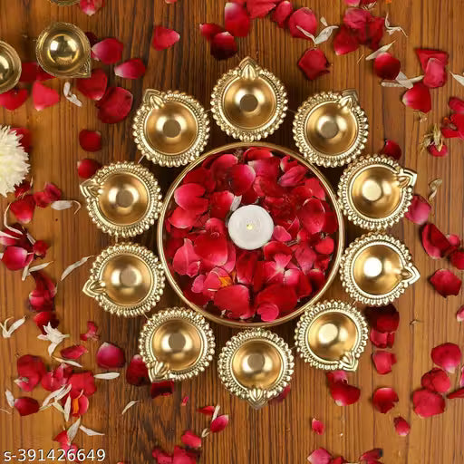 Diya Urli Flower Shape Diya Decorative