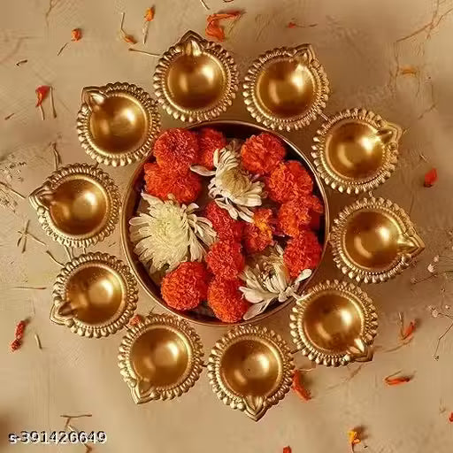 Diya Urli Flower Shape Diya Decorative