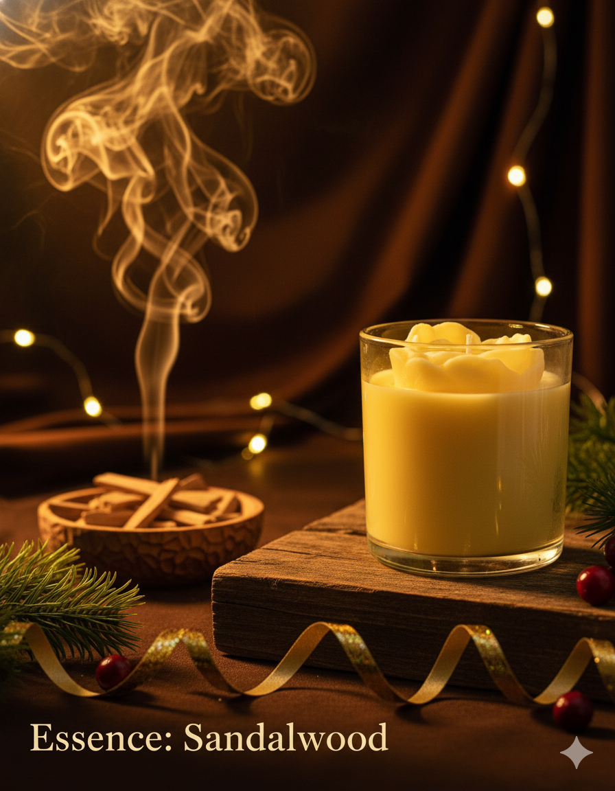 Sandalwood Serenity Candle | Homenstuffs