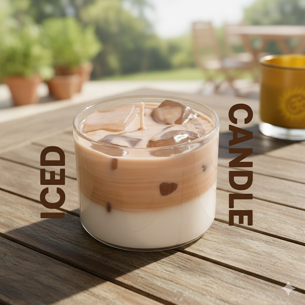 Iced Latte Candle || Homenstuffs