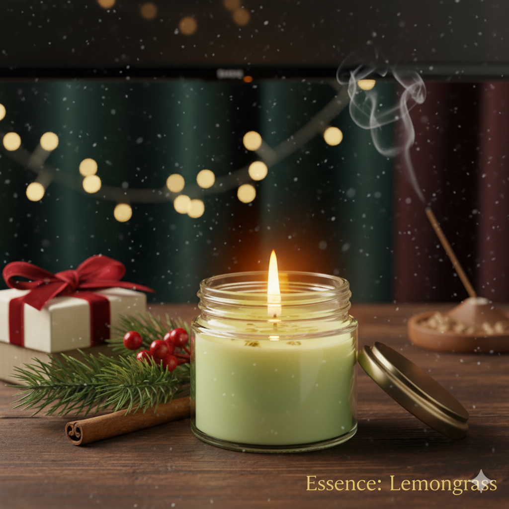 Lemongrass Glow Candle | Homenstuffs