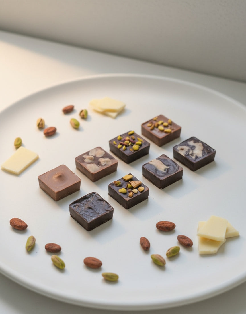 Christmas Treats Chocolate Bites – Gourmet Nut Edition