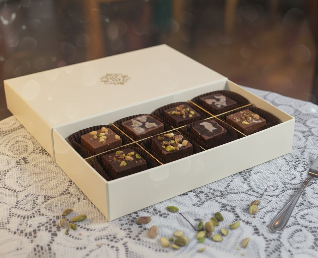 Holiday Premium Choco Bites – Pistachio & Cocoa Assorted Box
