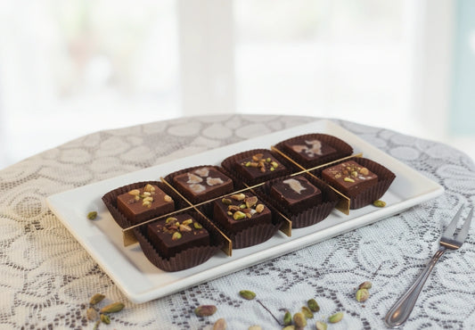 Holiday Premium Choco Bites – Pistachio & Cocoa Assorted Box