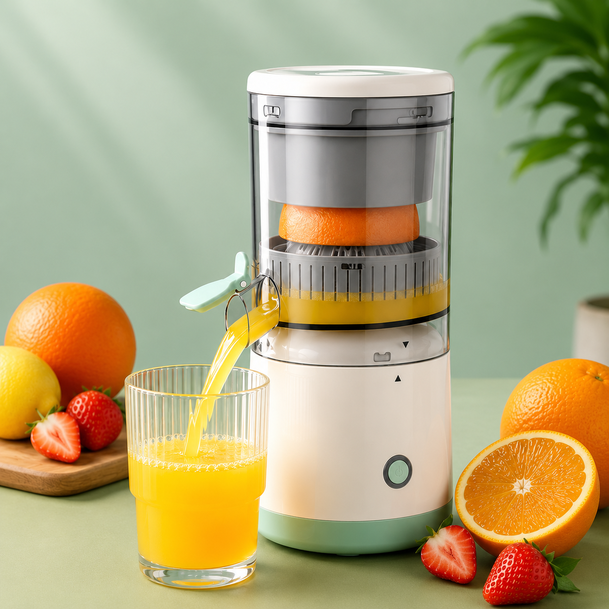 Electronic Squeeze Citrus Juicer | Homenstuffs